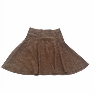 Brown velvet skirt. Extra small. Great condition